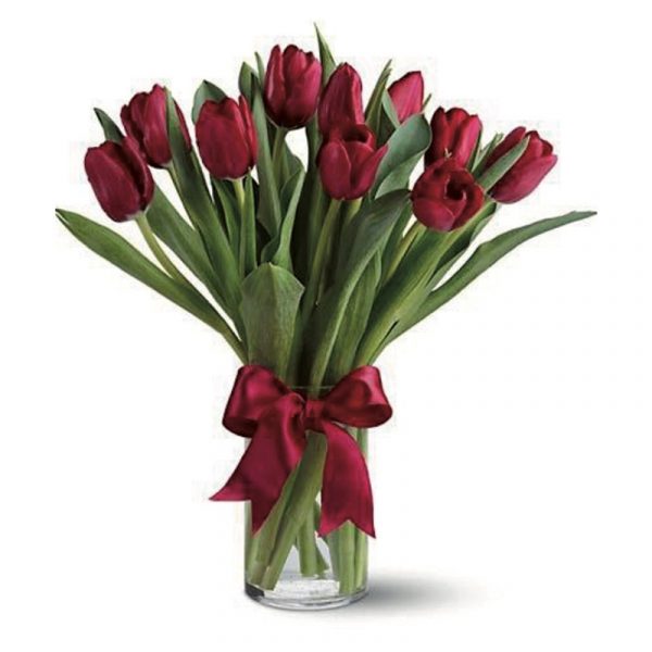 bouquet di tulipani di frida's a domicilio con cosaporto.