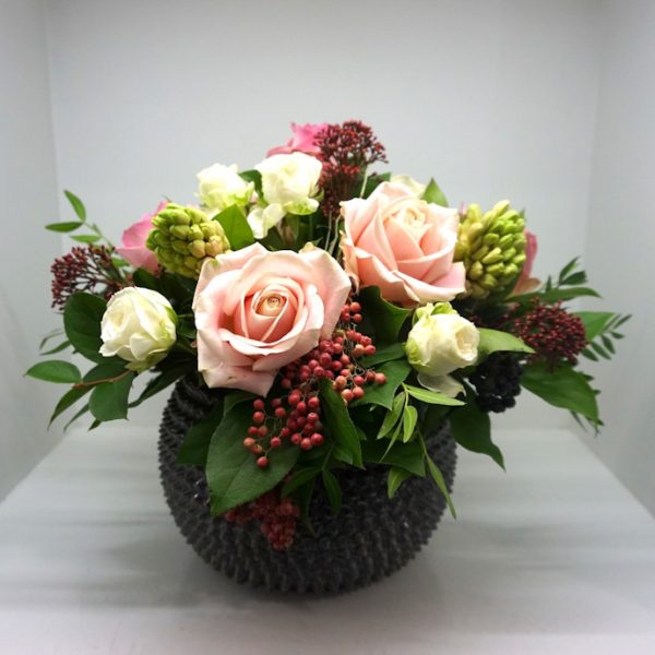 Vaso cesellato Maria Luisa Rocchi Flowers