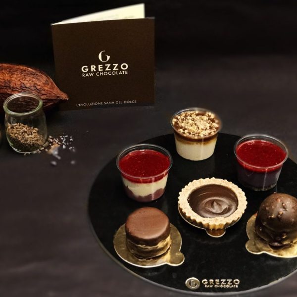 monoporzioni di grezzo su cosaporto