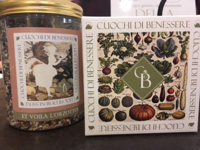 Tisane "Orto in tazza" allo Zenzero, Carota, Menta con Orzotto alla Zucca la reggia del tè e cosaporto