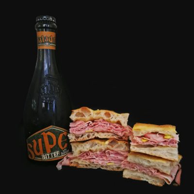 Bonci pizza bianca mortadella con birra a domicilio su Cosaporto.it