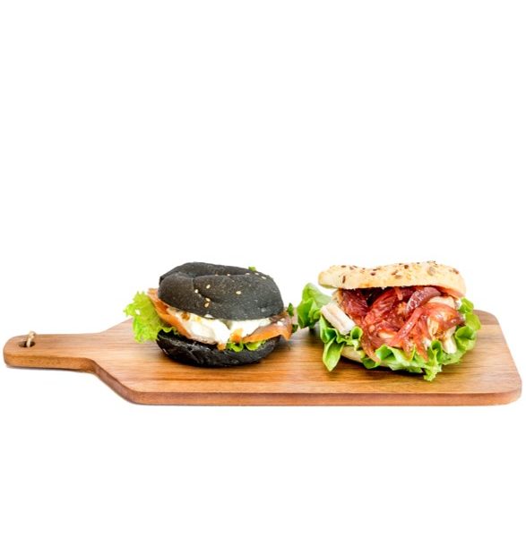 Aperitivo in ufficio Bagel 1610 consegna a domicilio con Cosaporto