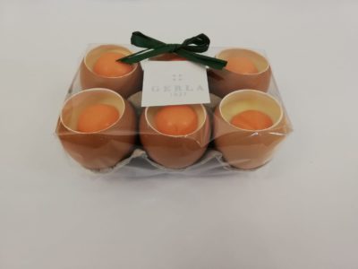 6 uova di gallina di Cioccolato