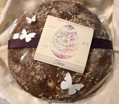 Focaccia Madamin Fugasa con tè di Pasqua di La Reggia del Tè e cosaporto