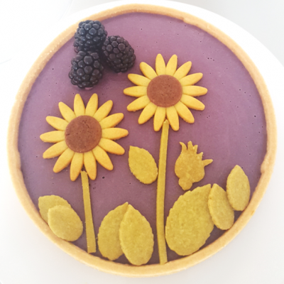 cremoso di more e girasoli strati atelier a domicilio con cosaporto