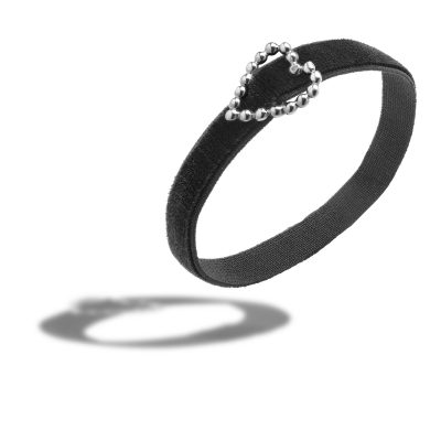 bracciale cuore pallini in argento Agapanthus. a domicilio con cosaporto