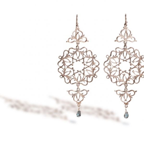 orecchini orchidea agapanthus. a domicilio con cosaporto.