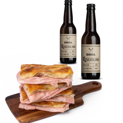 pizza bianca e mortadella antico forno roscioli