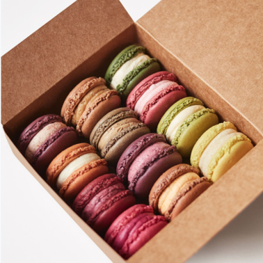 Giselle Richardson Seasonal Macarons home delivery with cosaporto