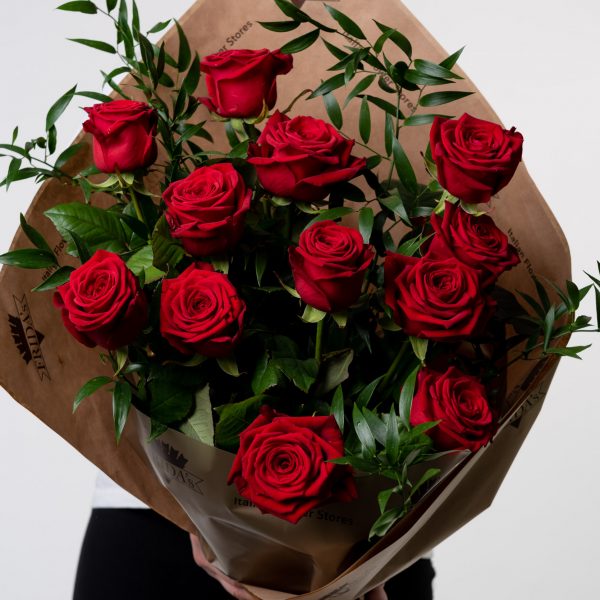 Bouquet rose rosse frida's a domicilio con cosaporto.