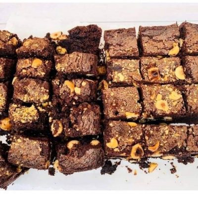 Brownies cotton candy a domicilio con cosaporto.