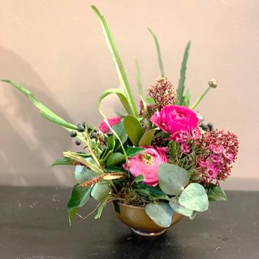 Composizione Coral Ciotola ramen ranuncoli cosaporto