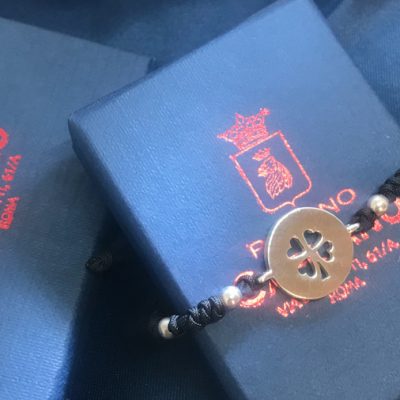 Bracciale quadrifoglio gioielleria peppino capuano a domicilio con cosaporto
