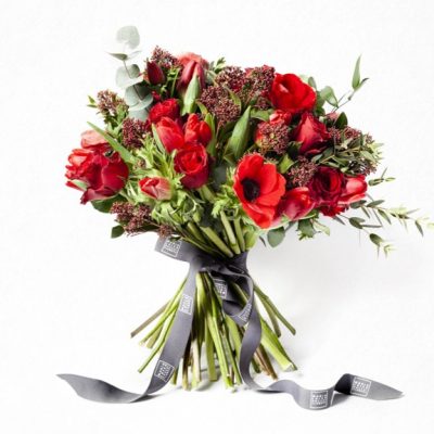 Maria Luisa Rocchi_composizione fiori rossi_san valentino