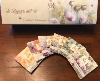 “La Reglette della Primavera” di 48 bustine di te e rooibos la reggia del tè e cosaporto