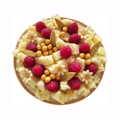 Crostata Mimosa Strati Atelier consegna a domicilio con Cosaporto