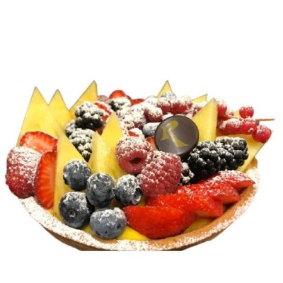 Crostata di frutta di Caffè Roscioli consegna a domicilio con Cosaporto