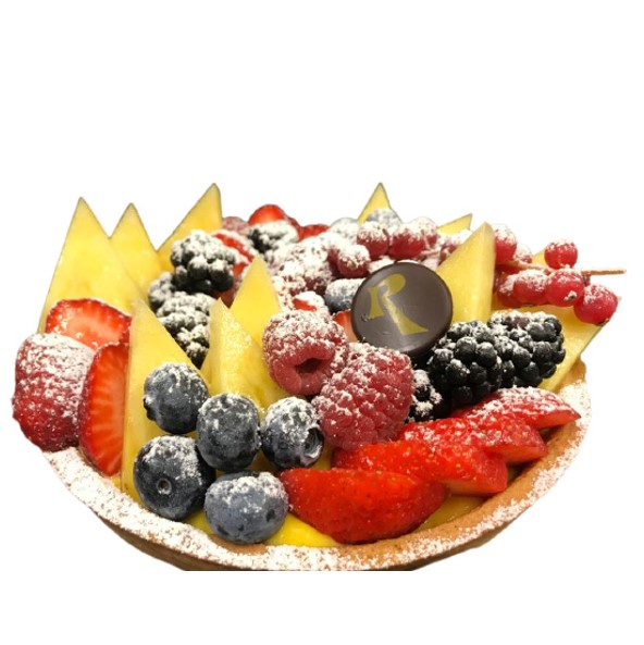 Crostata di frutta di Caffè Roscioli consegna a domicilio con Cosaporto