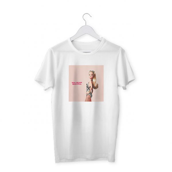 tshirt REAL MEANS BEAUTIFUL