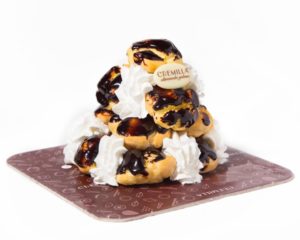 Il profiterole di Cremilla con cosaporto