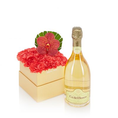 Luxury-box-bollicine-fiori-consegna-domicilio-cosaporto