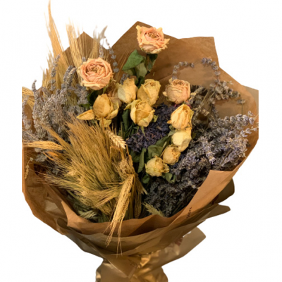 Bouquet di fiori secchi di frida's roma consegna a domicilio con Cosaporto