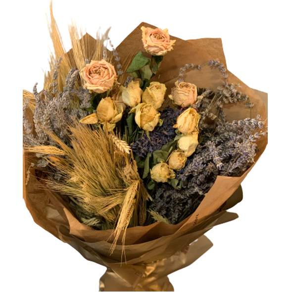 Bouquet di fiori secchi di frida's roma consegna a domicilio con Cosaporto