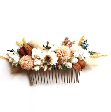 Fermacapelli di fiori secchi ordina online su Cosaporto.it