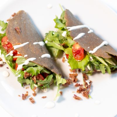 Crepes gourmet Écru Raw Food e cosaporto