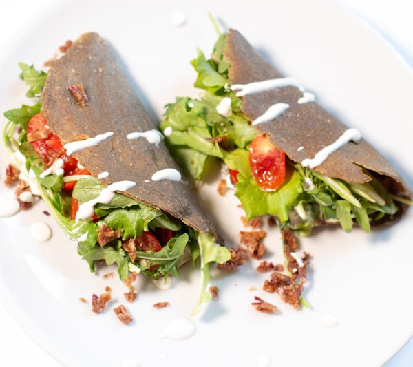 Crepes gourmet Écru Raw Food e cosaporto