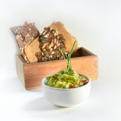 guacamole di Écru Raw Food e cosaporto