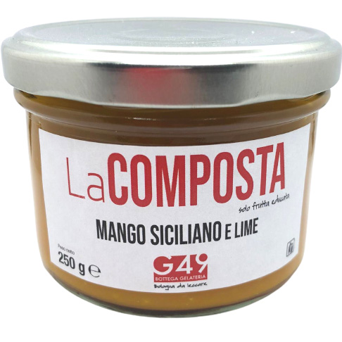 Composta Mango Siciliano e Lime di Galliera 49 consegna a domicilio con Cosaporto