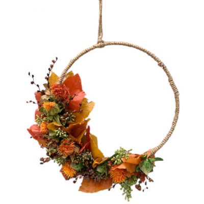 Coroncina Autunnale di Coral consegna a domicilio con Cosaporto