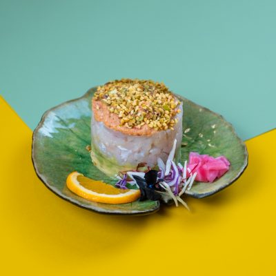 piatto-tartare-Ombrina-temakino-consegna-domicilio-cosaporto