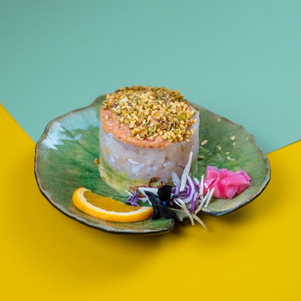 piatto-tartare-Ombrina-temakino-consegna-domicilio-cosaporto
