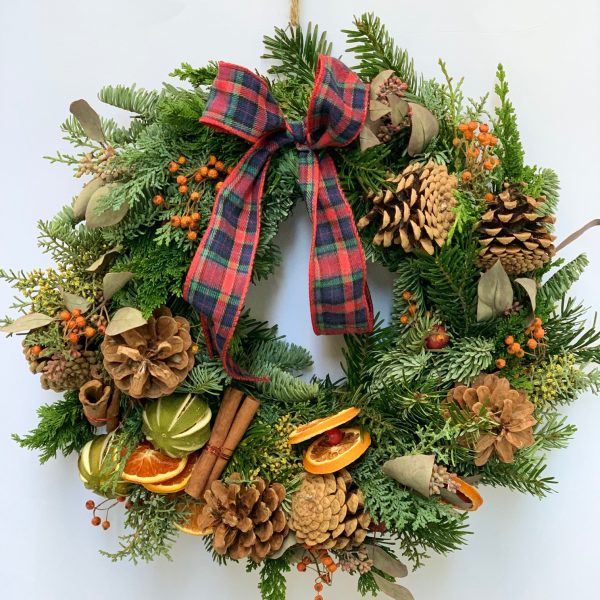 ghirlanda-natale-coral-consegna-domicilio-cosaporto