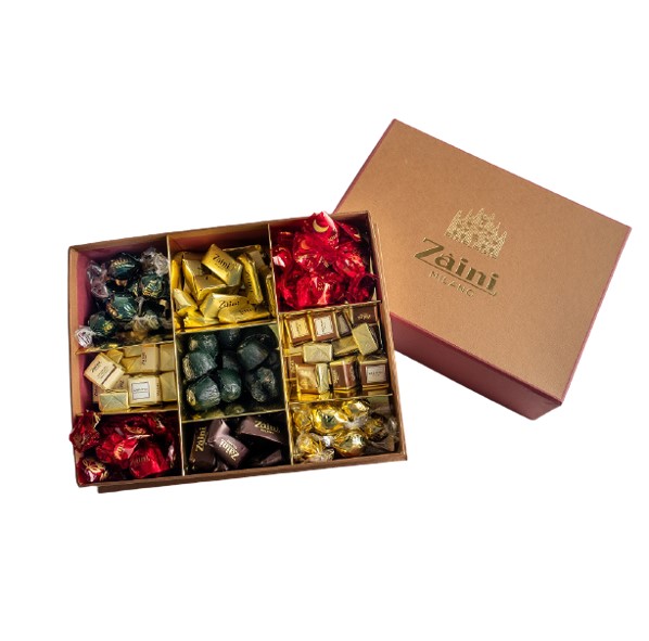 Cosaporto.it Scatola Party cioccolatini assortiti Zàini a domicilio con cosaporto