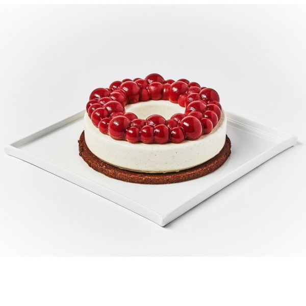 Cheesecake Moderna con Lampone e Fragole di Nobu Milano consegna a domicilio con cosaporto