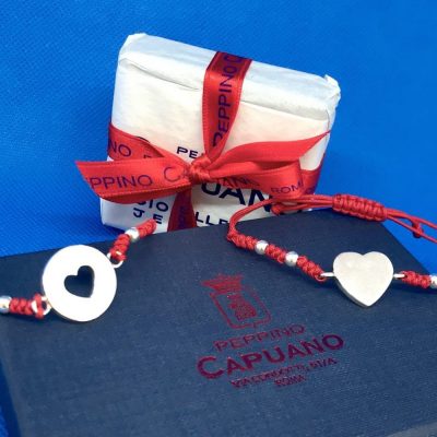 Bracciale medaglia "Cuore" - con/senza personalizzazione - Gioielleria Peppino Capuano consegna a domicilio con dev.cosaporto.it