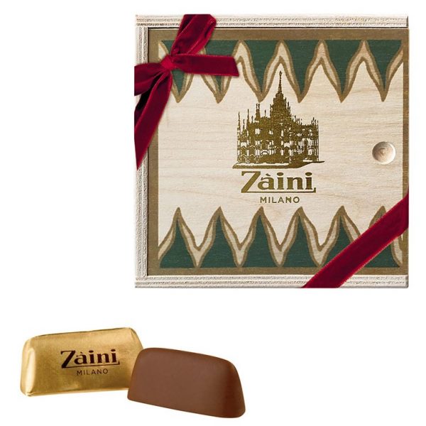 Scatola legno praline a scelta da Zàini Milano consegna a domicilio con Cosaporto