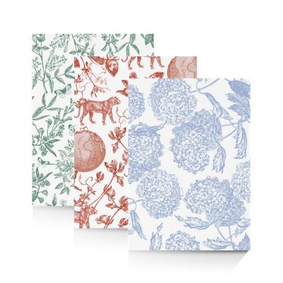 set quaderni botanical