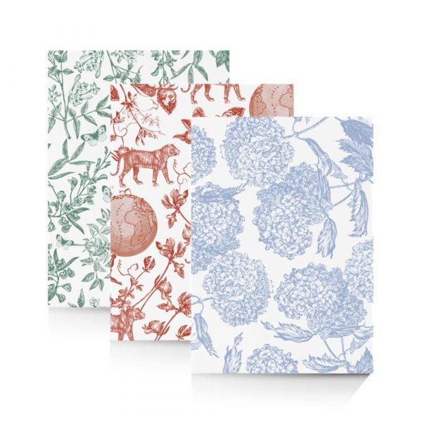 set quaderni botanical