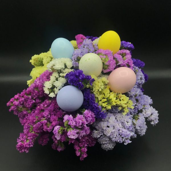 Centrotavola Pasquale con Limonium