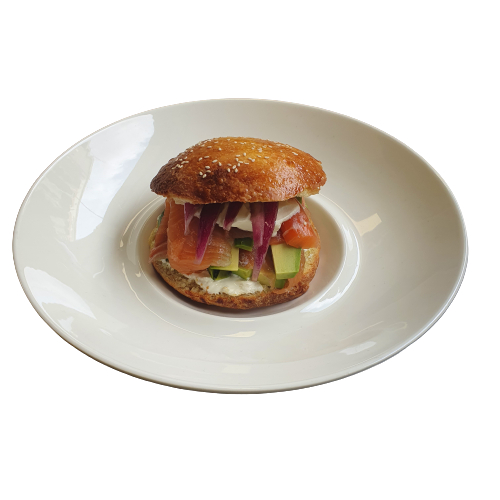 Sandwich al salmone Golinos consegna a domicilio con Cosaporto