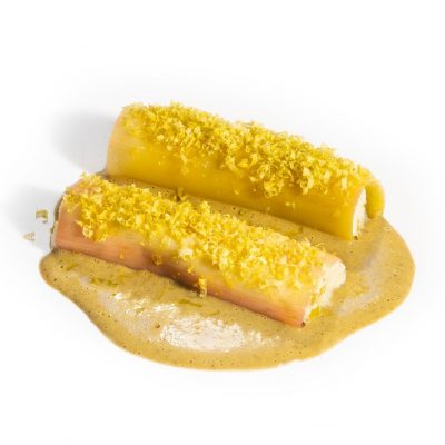 Porro, ricotta e pistacchi Matias Perdomo di ROC consegna a domicilio con Cosaporto