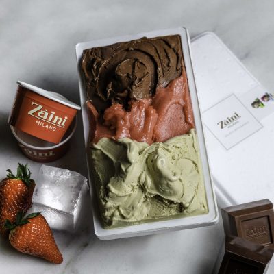 gelato in vaschetta Zàini