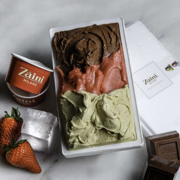 gelato in vaschetta Zàini