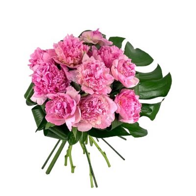 bouquet peonie rosa armani fiori