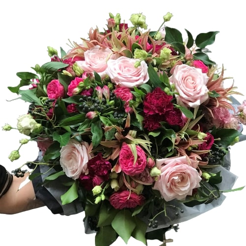 Bouquet misto rosa Fiorile Firenze consegna a domicilio con Cosaporto