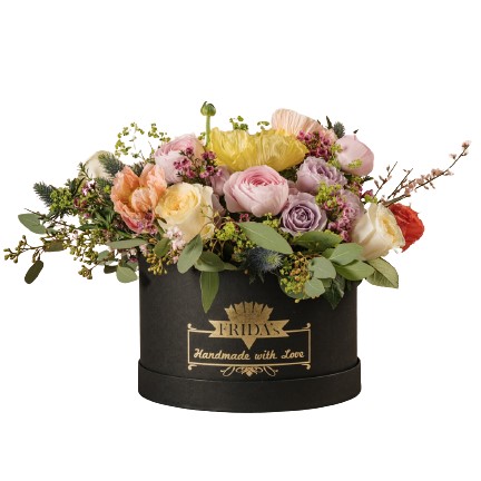 Cappelliera creativa luxury Frida's Flowers consegna a domicilio con Cosaporto